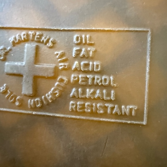 Vintage Dr. Marten’s Oxford Wingtip Chunky Lace Up Leather Shoes Brown Men’s 11 - Picture 9 of 10